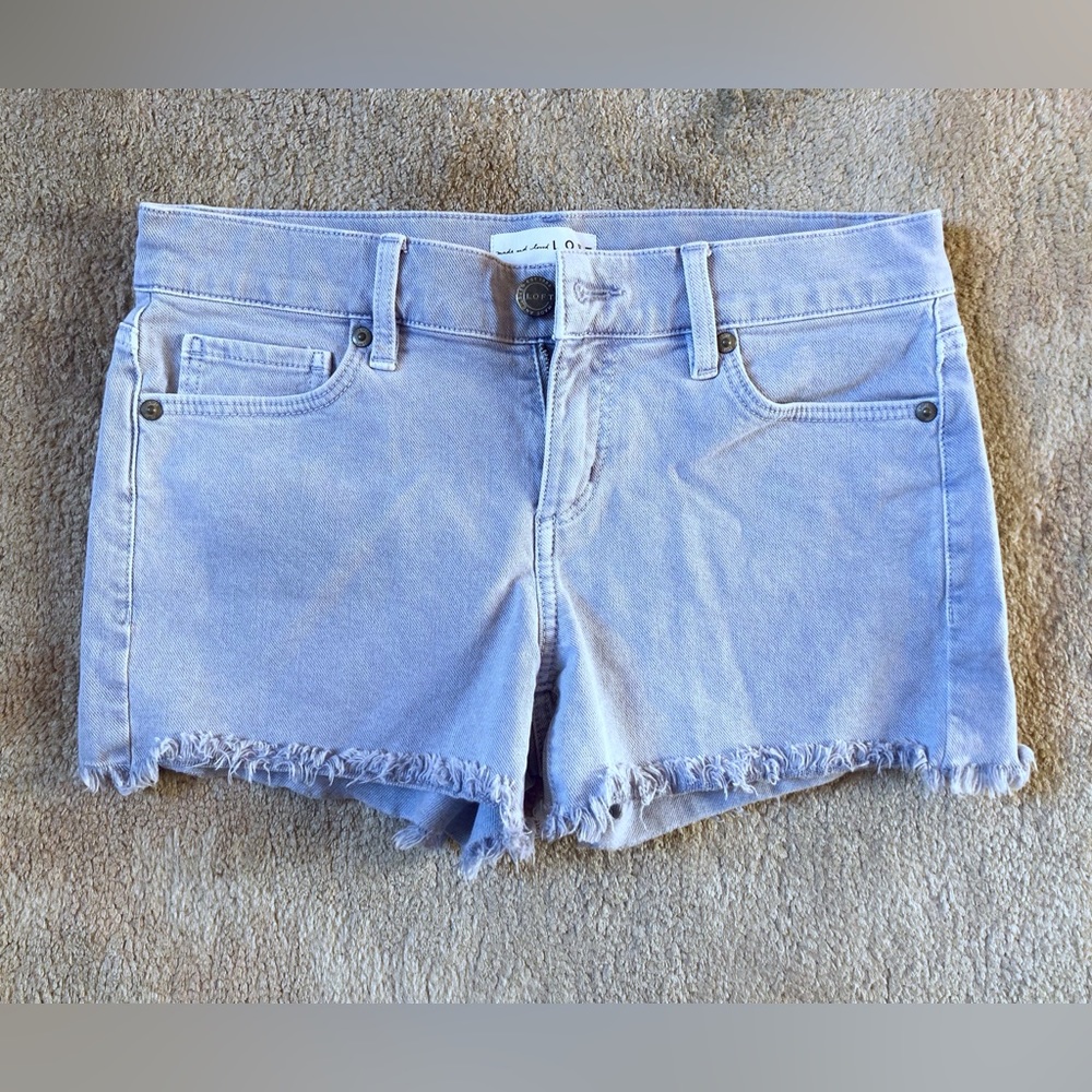 Loft cut-off jean shorts size 0/25